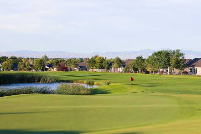 View of a green from RedHawk Golf Course.