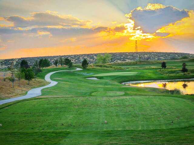 View from a tee box at RedHawk Golf Course.