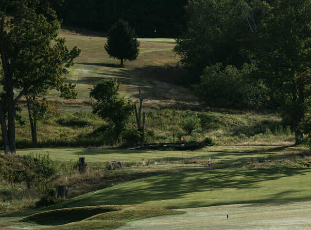 View of a green from Sullivan County Golf Club.