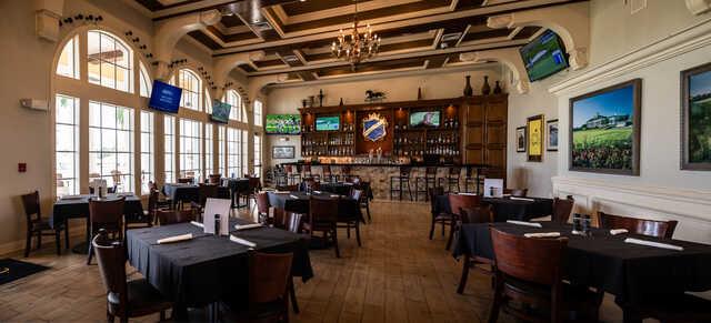 View from the bar at Providence Golf Club.