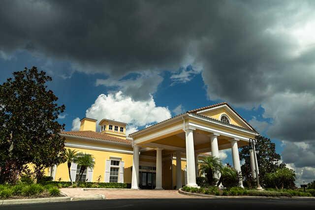 View of the clubhouse at Providence Golf Club.