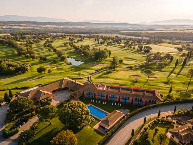 Aerial view from TorreMirona Golf & Spa Resort.