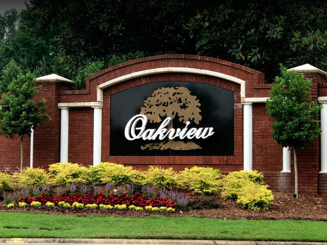 A view from Oakview Golf Course.