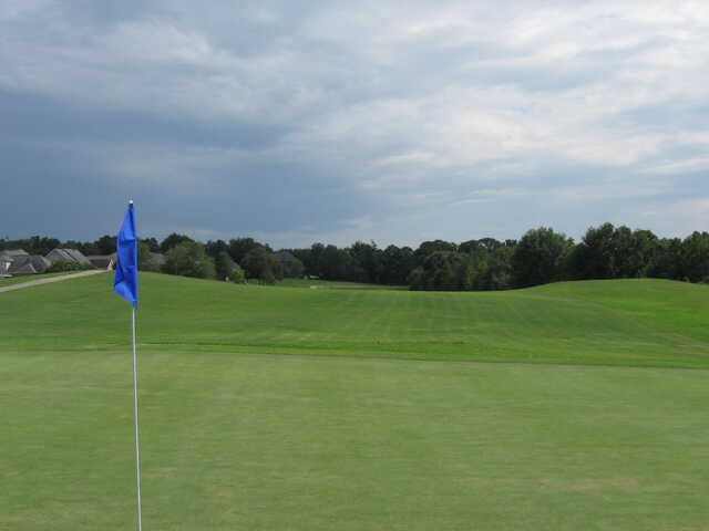 A view from a green at Oakview Golf Course.