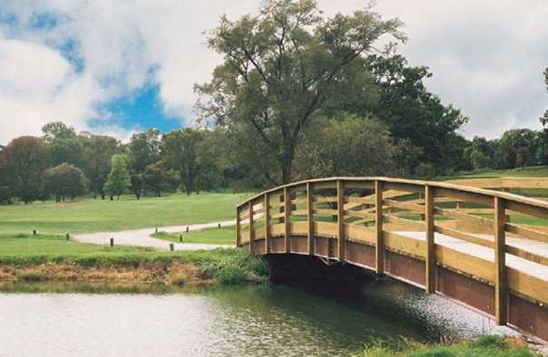 A view over the bridge at Eaglewood Resort & Spa