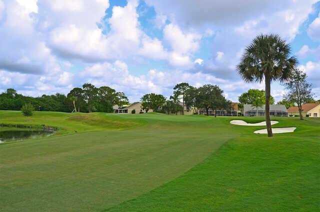 A view of the 5th hole at The Golf Club of Jupiter.