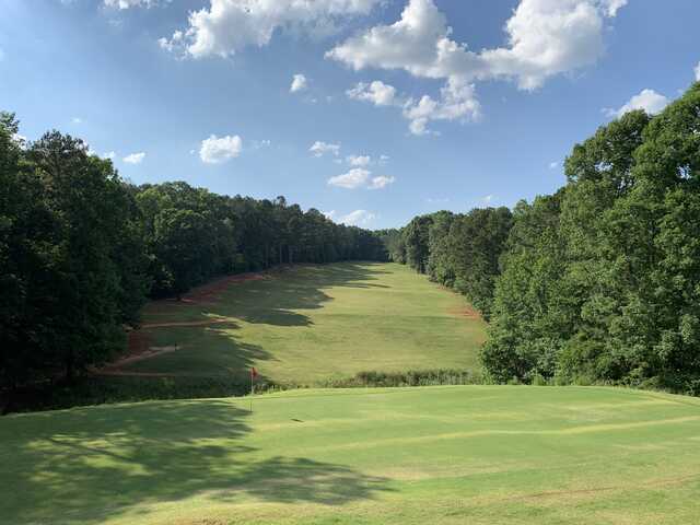 View of the 14th green from The Trophy Club of Apalachee