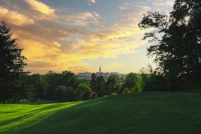 A view from Blumisberg Golf and Country Club.