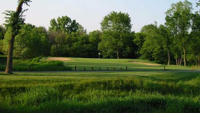 A view of the 12th hole at Old Oak Country Club