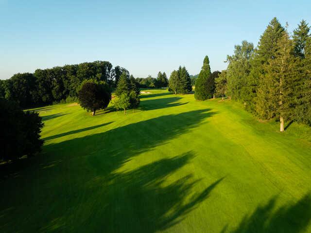 Aerial view from Blumisberg Golf and Country Club.