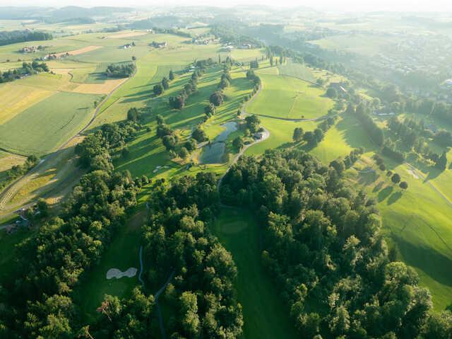 Aerial view from Blumisberg Golf and Country Club.