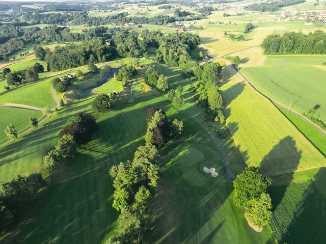 Aerial view from Blumisberg Golf and Country Club.