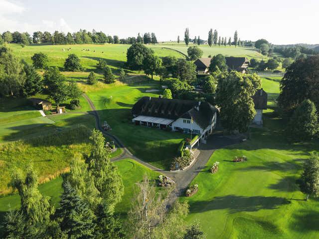 Aerial view from Blumisberg Golf and Country Club.