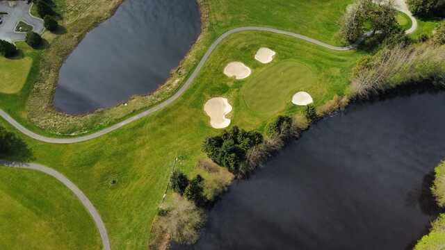 Aerial view from Point Roberts Golf and Country Club.