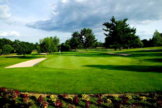 View of a green from Lincoln Golf Club.