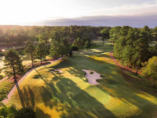 Aerial view from UNC Finley Golf Club