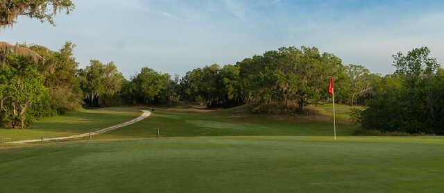 A view of a green at Sanlan Golf Course.