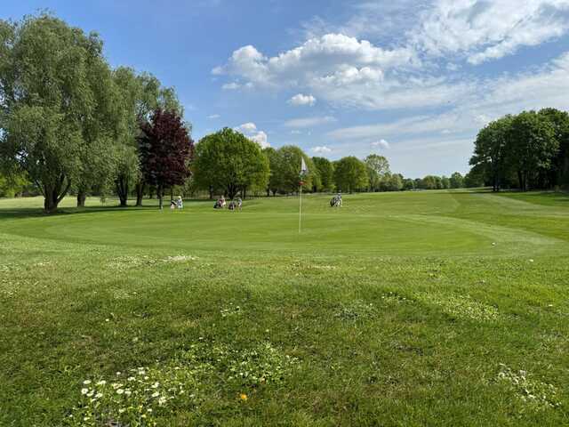 View of a green from Gifhorn Golf Club.