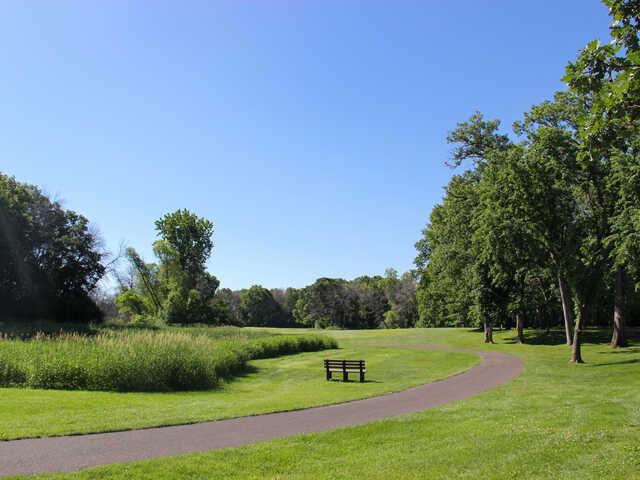 View of the 3rd green from Chomonix Golf Course.