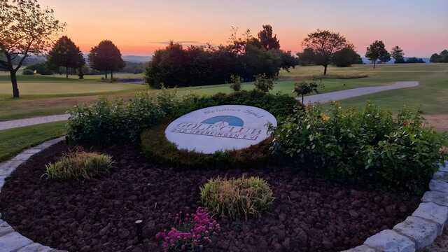 A view from Bad Ueberkingen Golf Club.