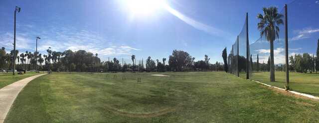 Panoramic view from the driving range at Fairmount Park Golf Course.