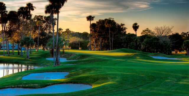 A view of the 13th hole at Palm Harbor Golf Club.