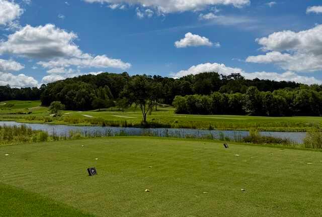 View from a tee box at Wolf Creek Golf Course.