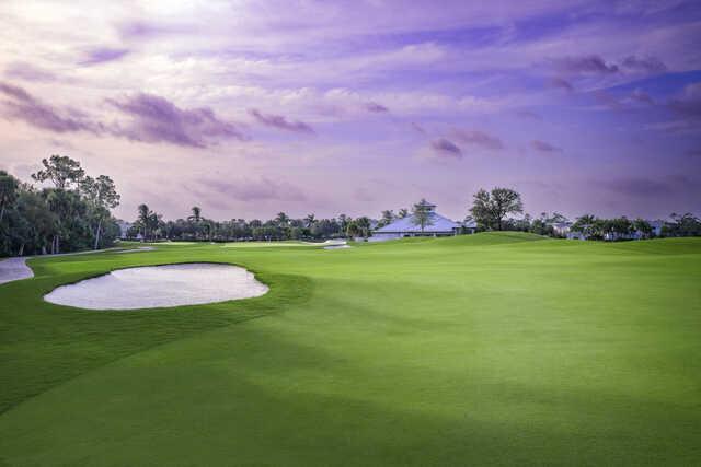 A view from a fairway at Heritage Landing Golf & Country Club.