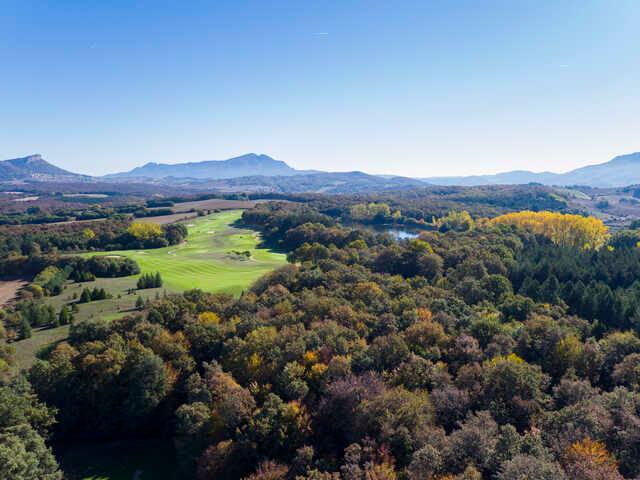 Aerial view from Izki Golf.