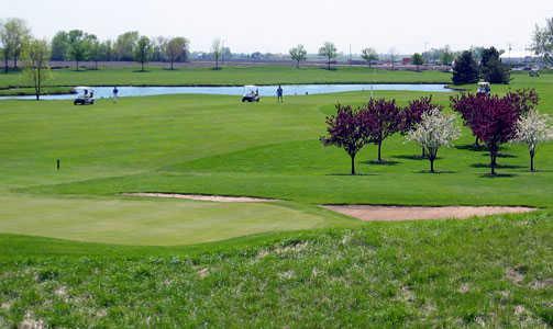 A spring view from Naperbrook Golf Course