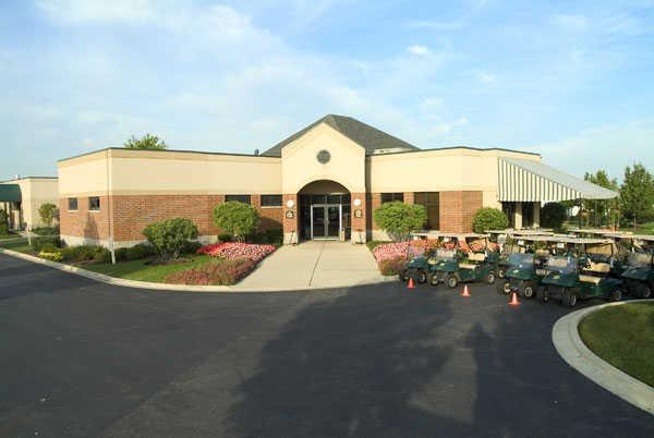 A view of the clubhouse at The Links at Carillon