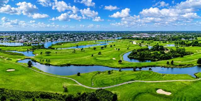 Panoramic view from Santapogue Creek Golf Course.