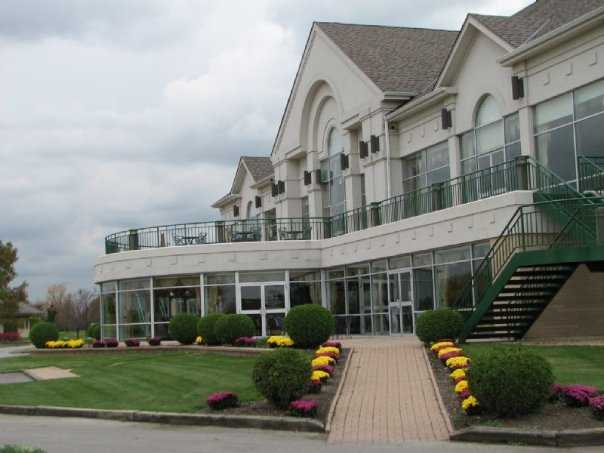 A view of the clubhouse at Odyssey Golf Course