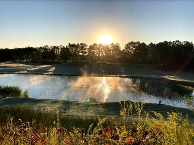 A sunrise view from Bentwater Golf Club.