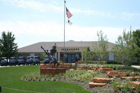 A view of the clubhouse at Ironhorse Golf Course