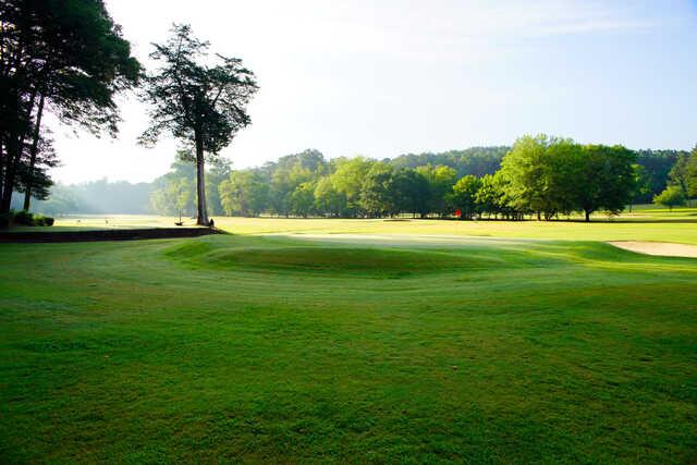A view of the 9th green at Canton Golf Club.