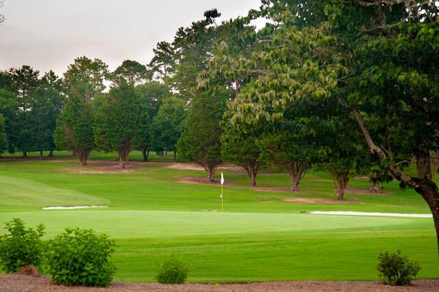 A view of a green at Cherokee Golf & Country Club.