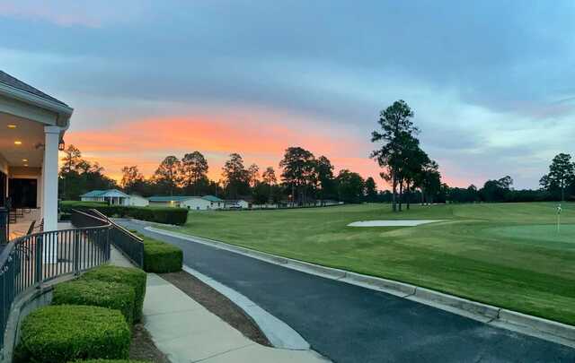 A suset view from Dublin Country Club.