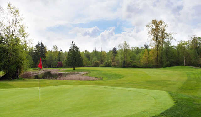View from a green at Quadna Hills Golf.