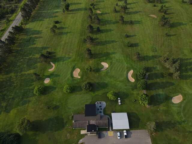 Aerial view from The Miners Nine Golf Course.