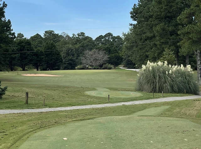 A view from tee #17 at Cabin Creek Golf Club.