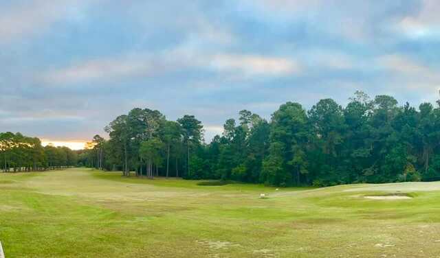 A view of a fairway at Twisted Pine Golf Course.