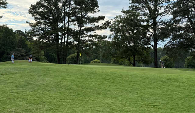 A view of a hole at Lafayette Golf Course.