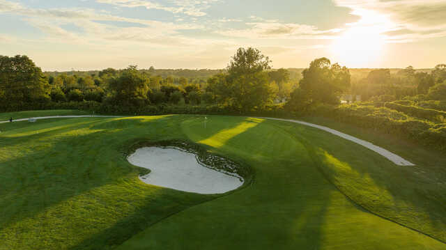 Aerial view from Amagansett Golf Club