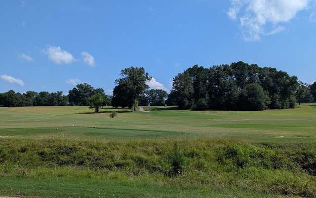 A view of a tee at Reynolds Golf Course.