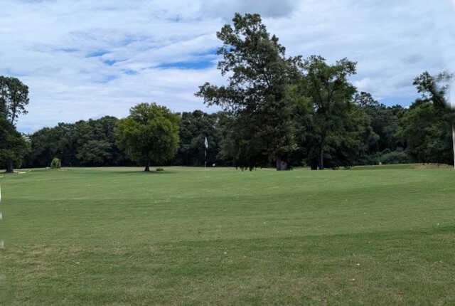 A view of a hole at Reynolds Golf Course.