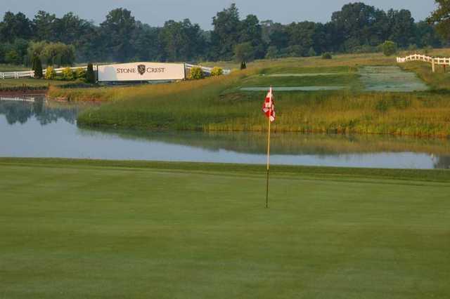 A view from green #3 at North Nine from Stone Crest Golf Community.