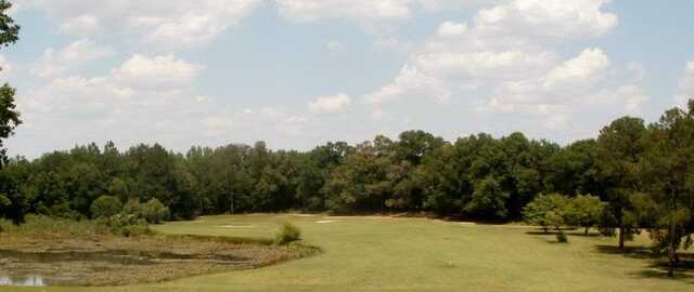 A view of a fairway at Briar Creek Country Club.