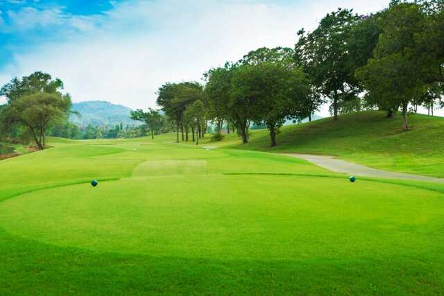 A view from a tee at Trion Golf Course.
