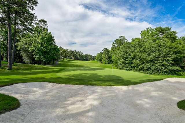 A view of the 15th hole at Lake Course from Mirror Lake Golf Club.
